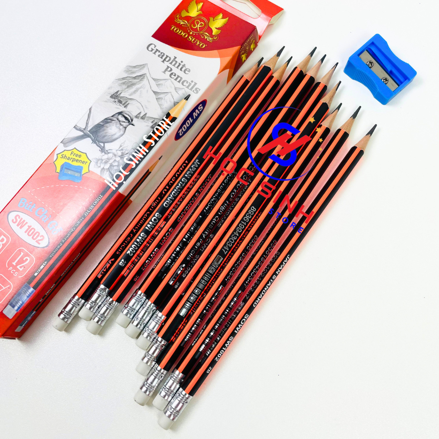 Hộp 12 Cây Bút Chì Gỗ 2B Gstar SW1002  [ Tặng Chuốt Chì ]