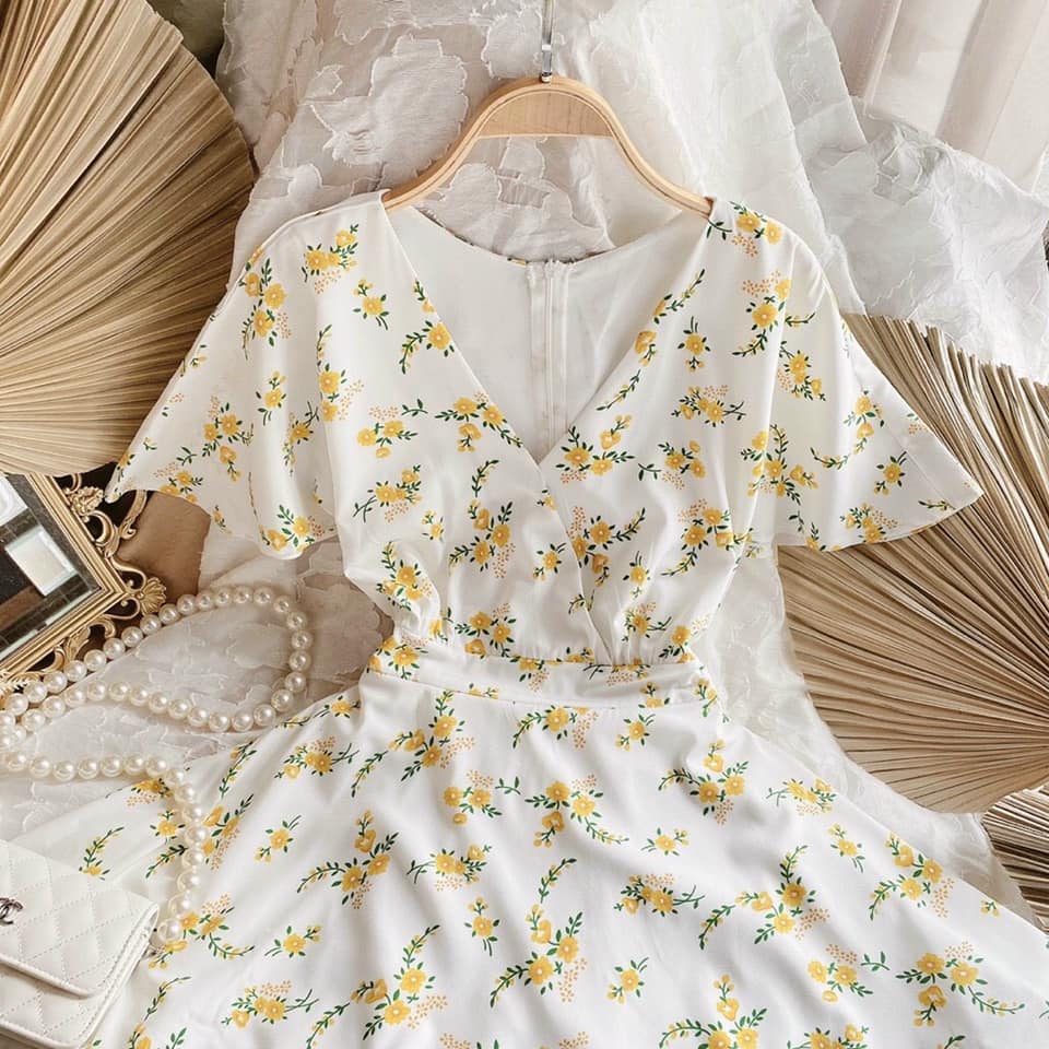 [HCM]♥Jum hoa đắp chéo bo eo