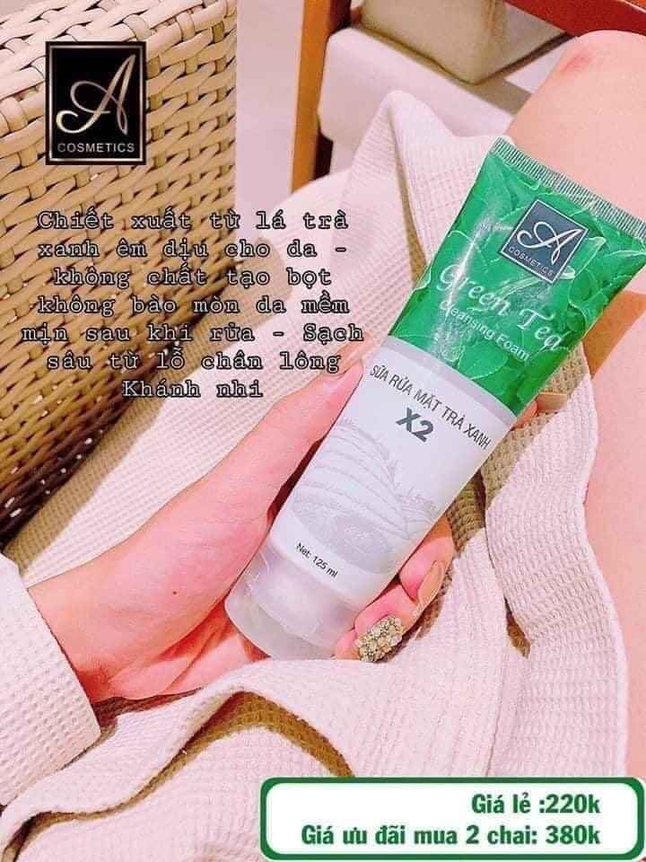 Sửa Rửa Mặt Trà Xanh A Cosmetics
