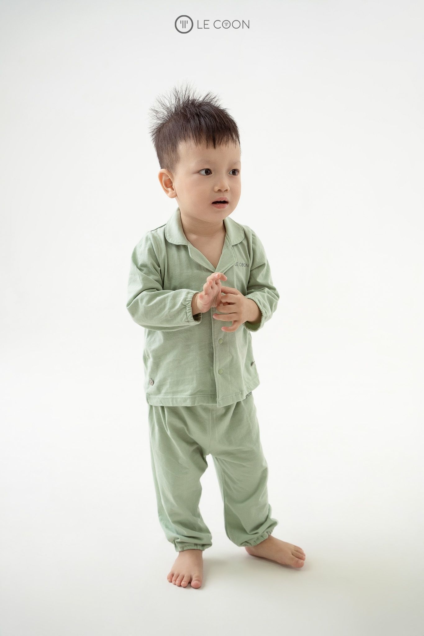 LE COON | Pyjama Dài Tay | Vải COOL mỏng mát | 0 tháng - 3 tuổi