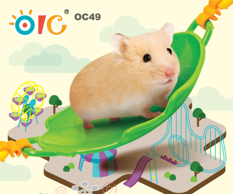 Đồ chơi cho hamster - Võng Lá Bay