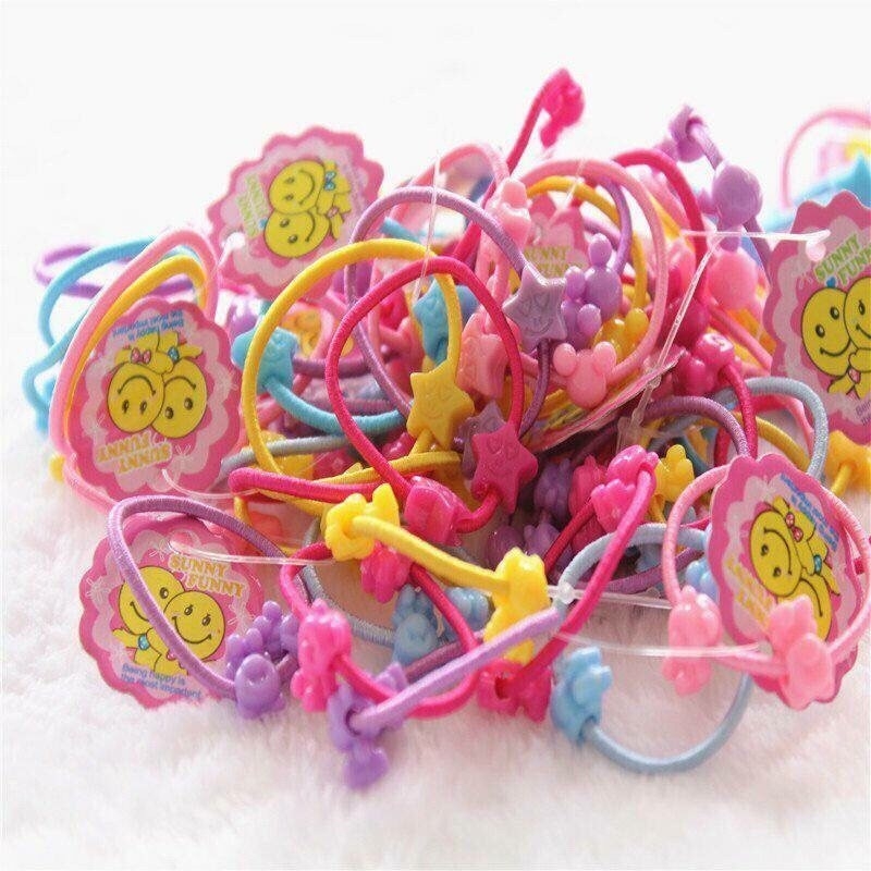 Set 50 chiếc dây buộc tóc cho bé gái