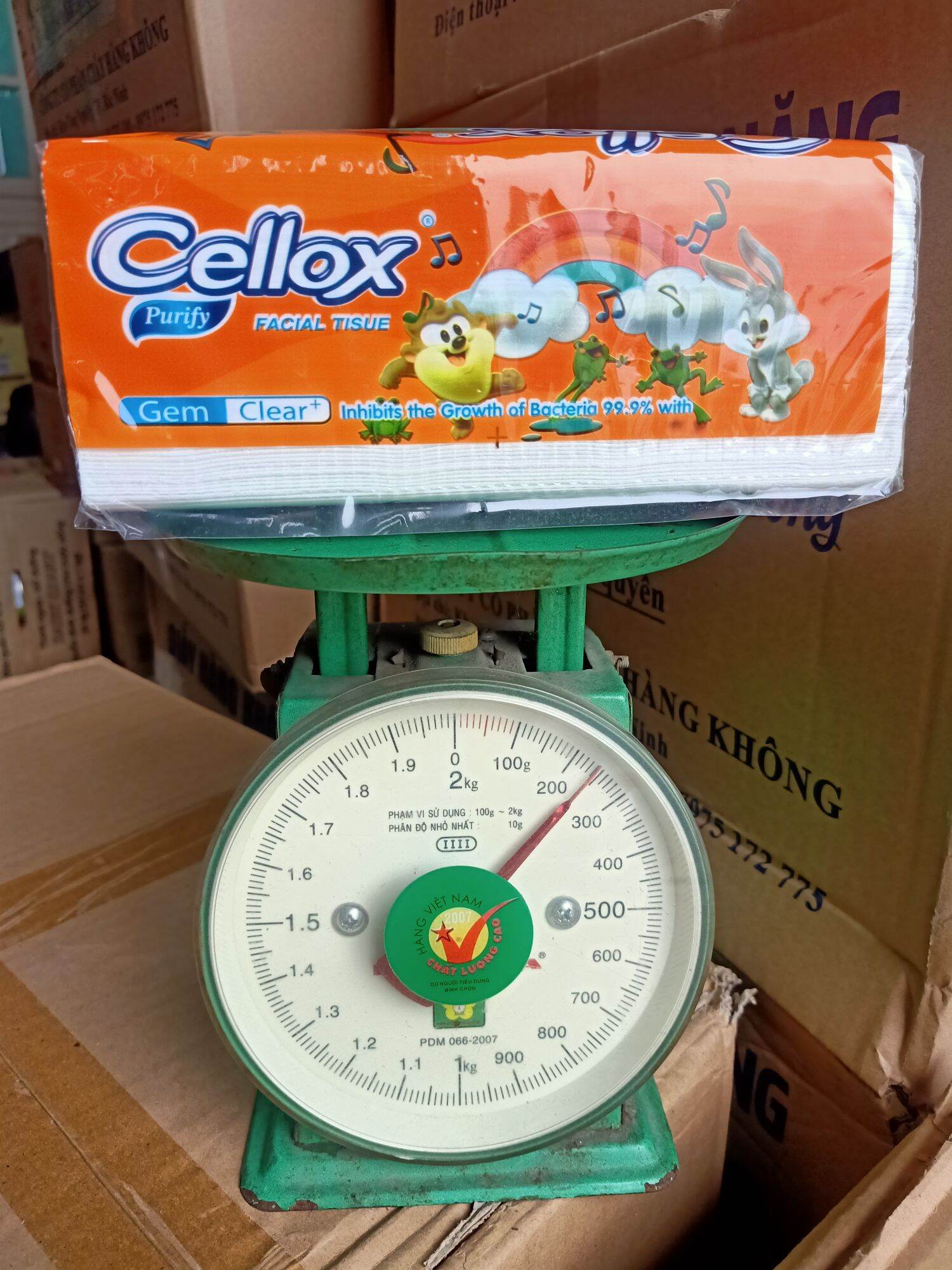 Giấy lụa rút Cellox 260 tờ 2 lớp - hàng Thái Lan
