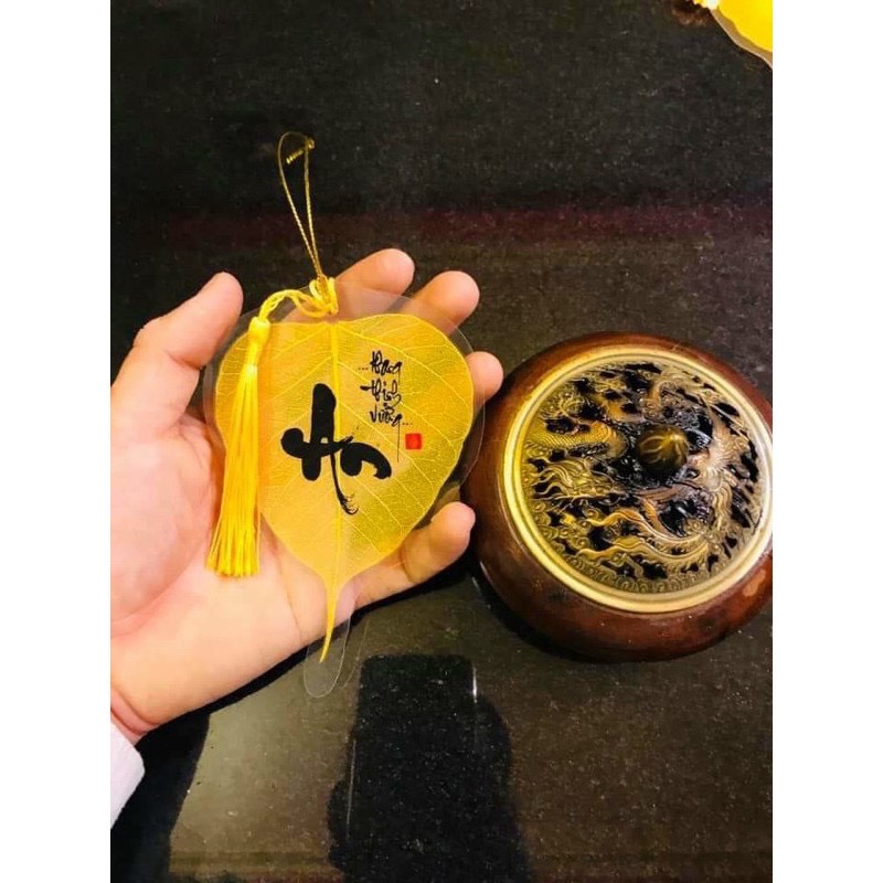LÁ BỒ ĐỀ -  AN KHANG THỊNH VƯỢNG [IN SẮC NÉT, ÉP PLASTIC - TRANG TRÍ TẾT, NHÀ CỬA, Ô TÔ..]