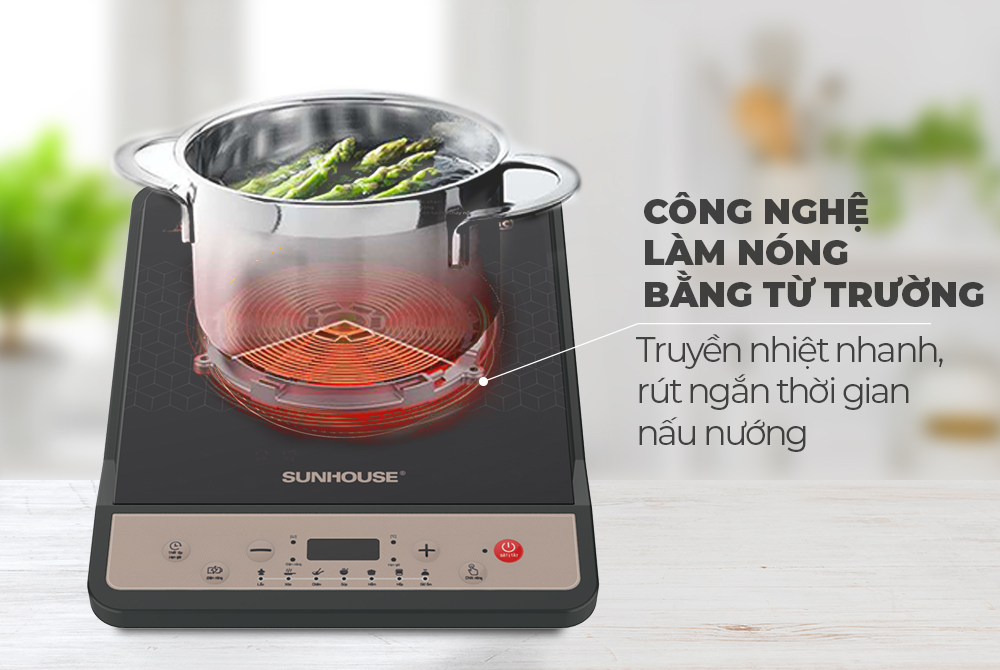 [3 NGÀY SALE ] BẾP TỪ ĐƠN SUNHOUSE SHD6160