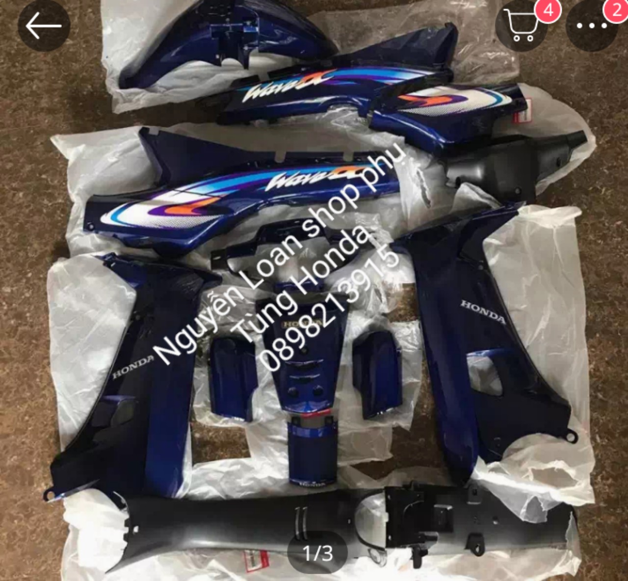 DÀN ÁO CHO XE WAVE ALPHA MÀU XANH MỰC  HÀNG UMV, CÓ ĐỦ MÀU