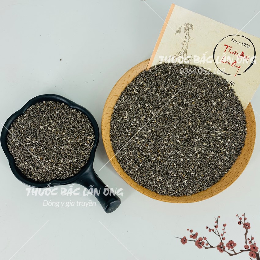 Chia Seeds 500g, Black Chia Seeds, Eat Clean, Used to Make Tea, Make Smoothies, Juice, Cook Beauty Drinks