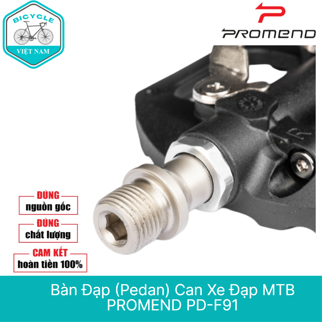 Pedan Bàn Đạp Can Xe Đạp PROMEND PD F91 – 2 Chế Độ SPD & Phẳng