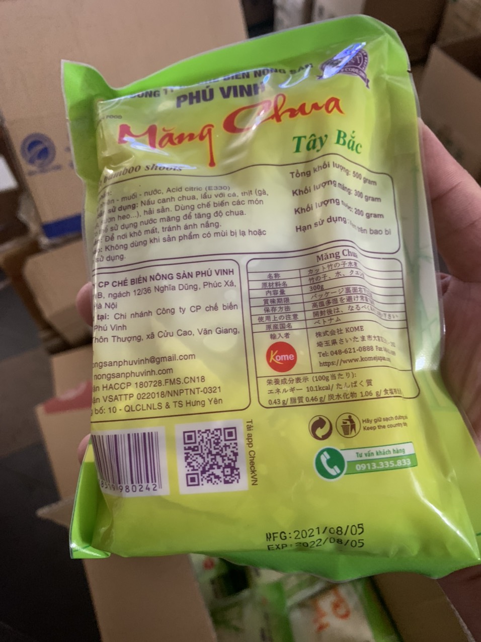 Măng chua (300g măng /1 bịch)
