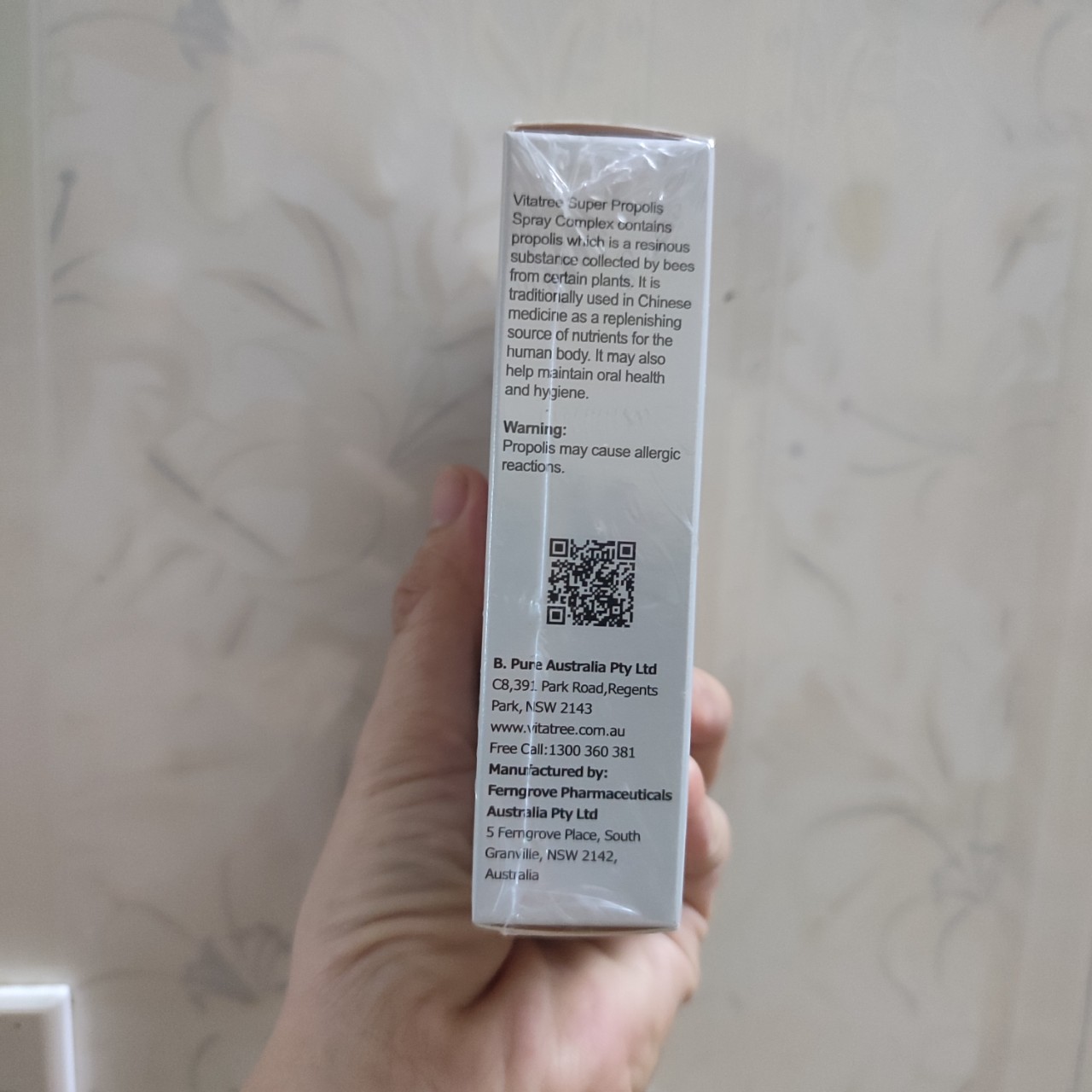 Xịt keo ong Vitatree Super Propolis Spray Complex with Honey 30ml Úc