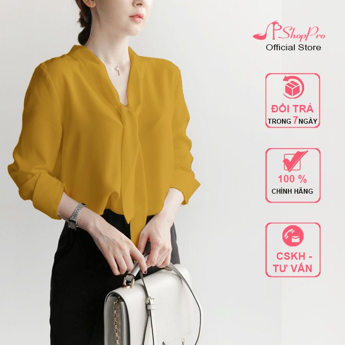 Shoppro-shirt female column bow wear is 2 style-silk shirt female high-end-shirt type female white high grade-style office ladies Nice 3084 3091 3099 3199 3119