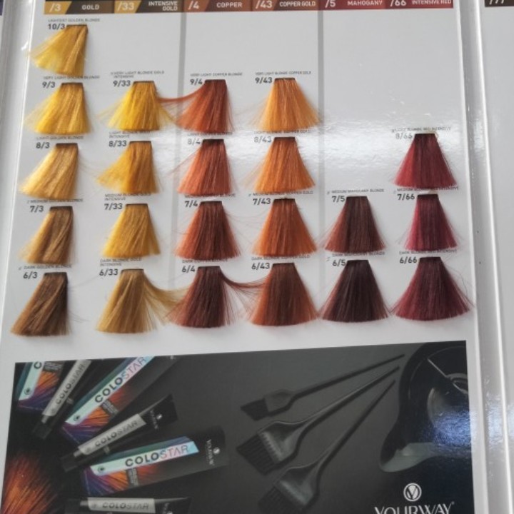 Nhuộm Tóc YOURWAY chưa có oxy Colostar (nhắn tin cho shop để chọn màu khác)