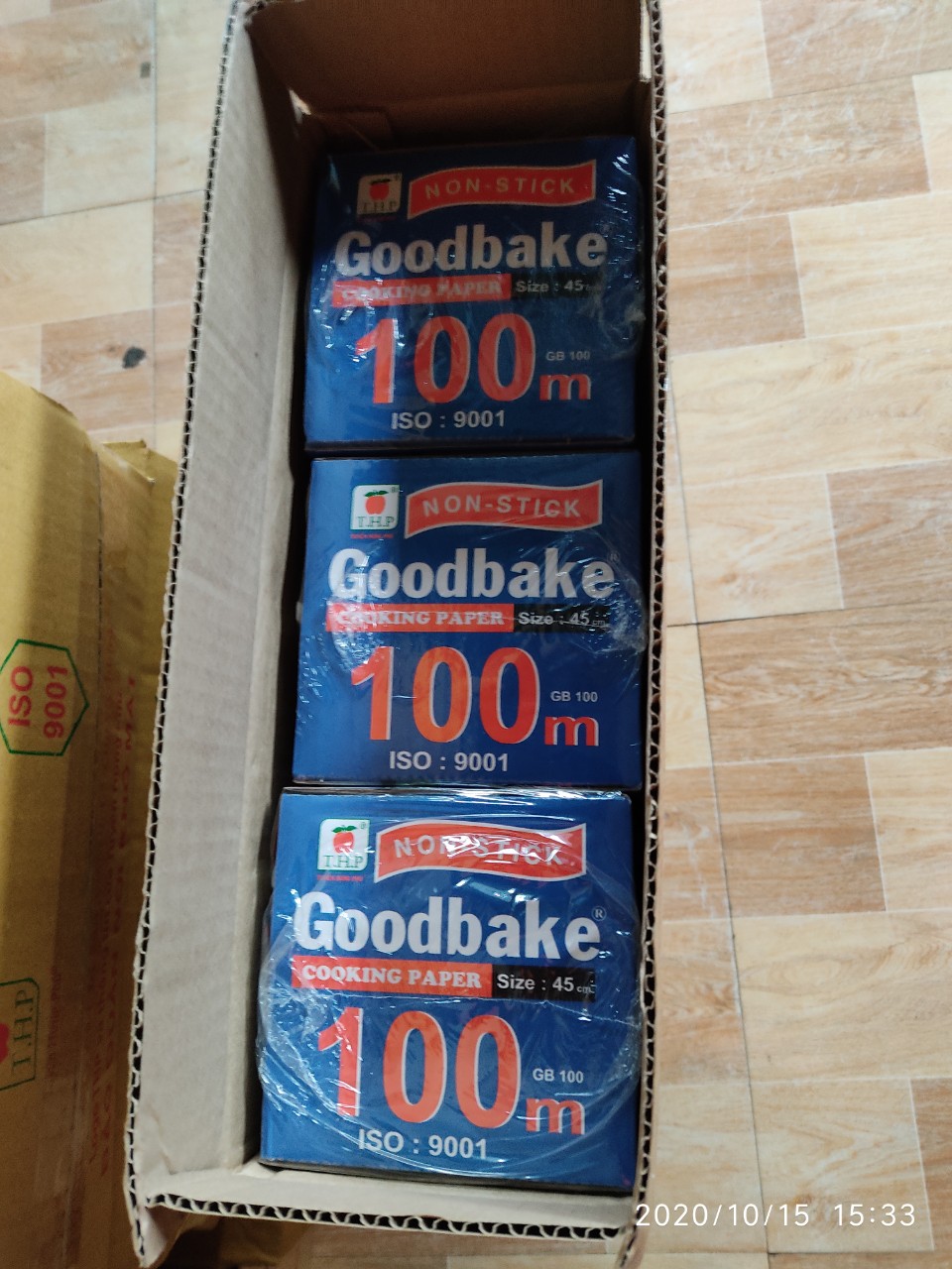 GIẤY KHÔNG THẤM DẦU SIZE 45 CM - 100 M GOODBAKE - chống dính
