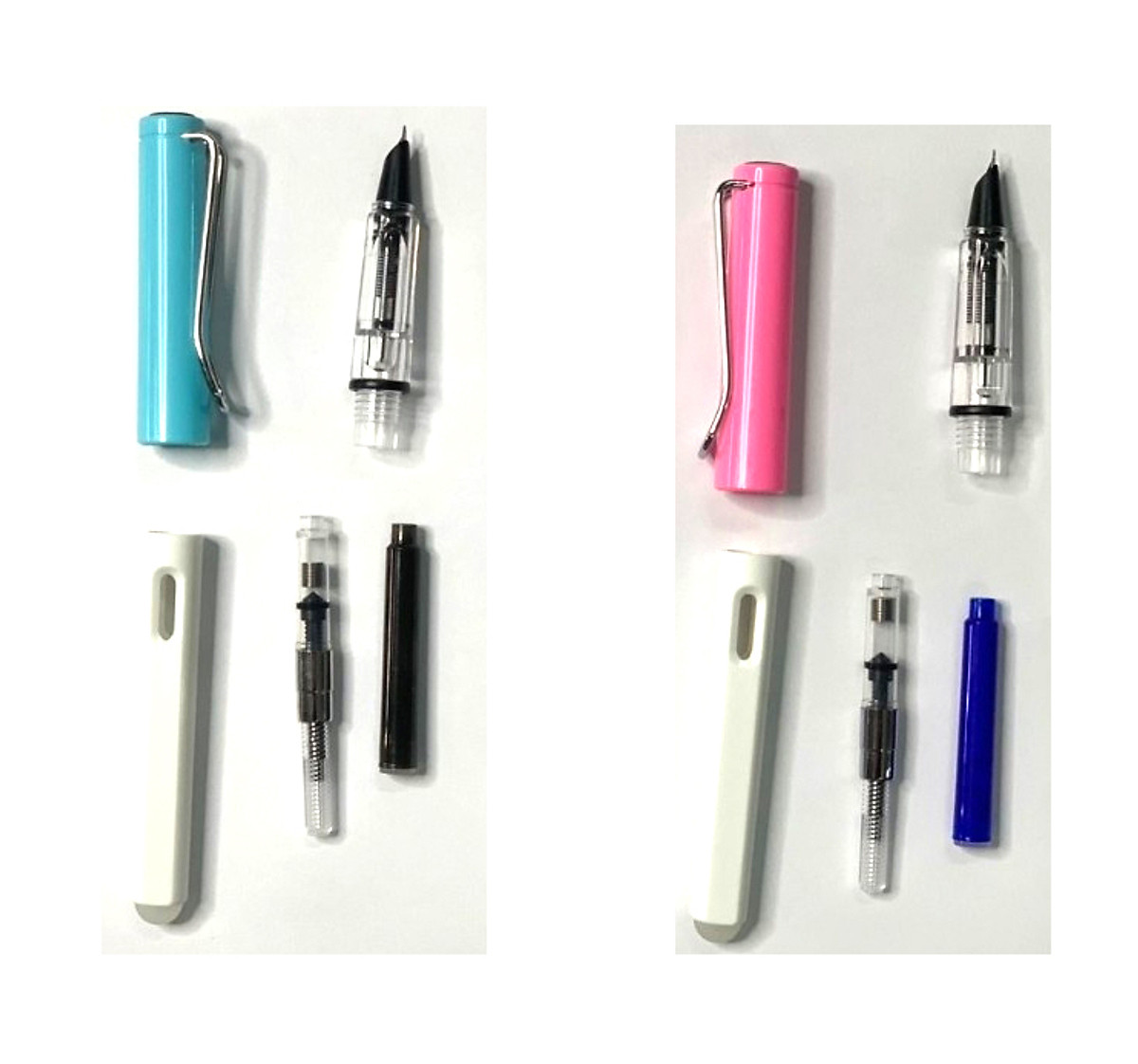 Bút mực xóa được - Bút máy cho học sinh tiểu học (Tặng kèm 1 ống mực xóa được và 1 piston để bơm mực viết thường)