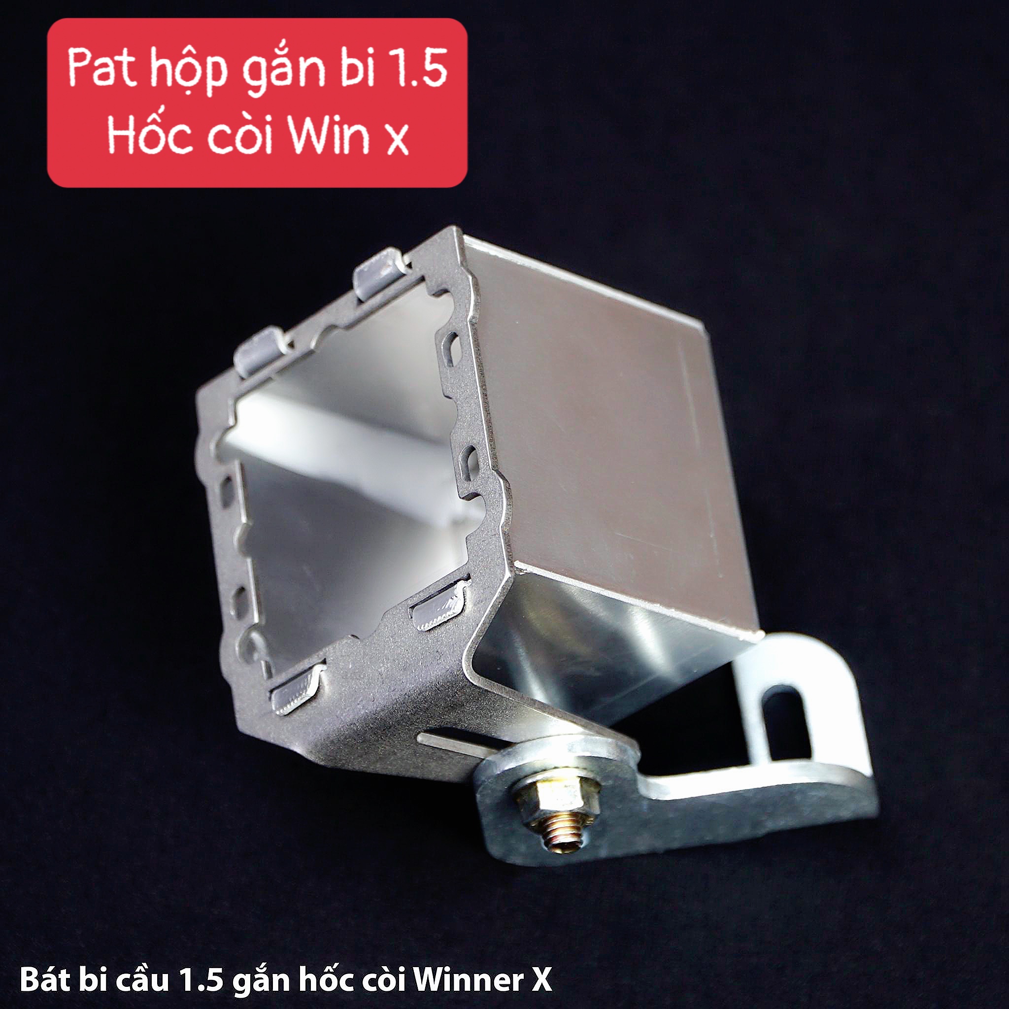 Pát gắn bi led 1.5 trợ sáng hốc kèn winner x