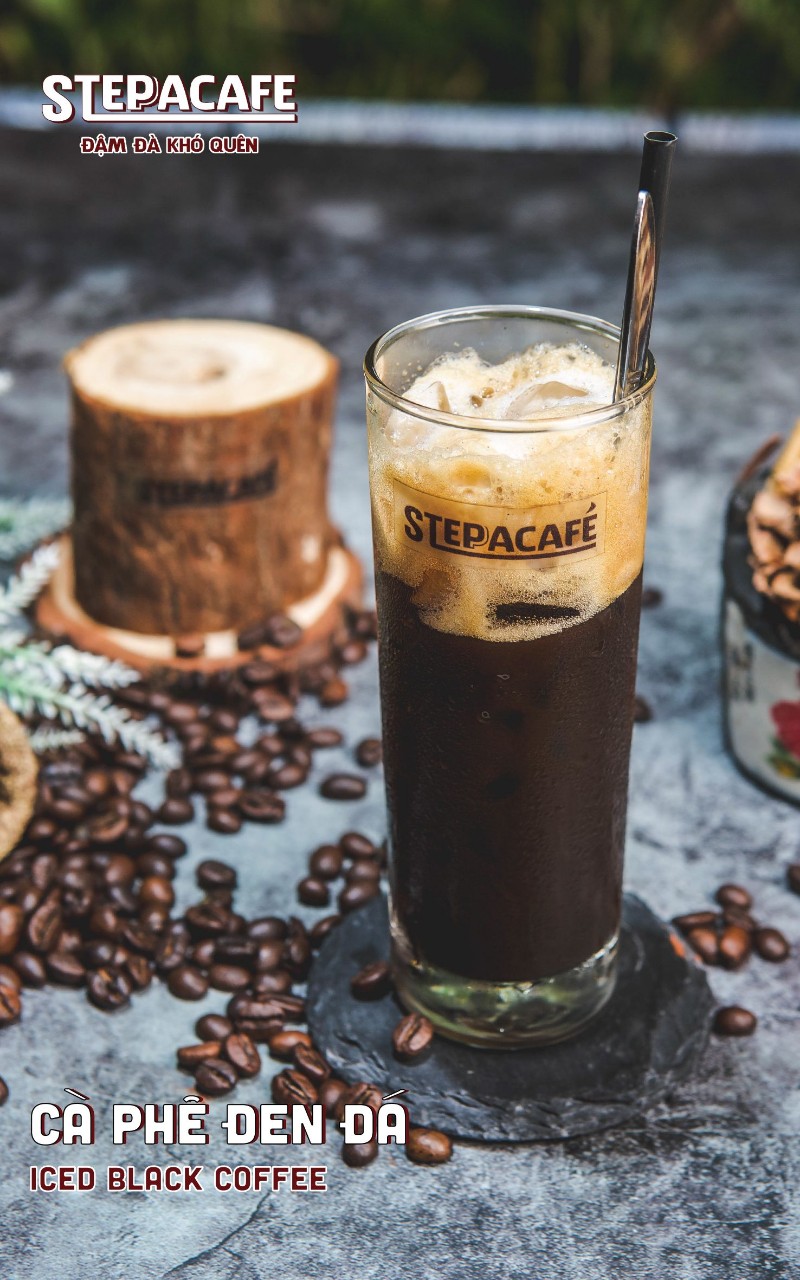 Cà Phê Hòa Tan Đen Đá 10 gói - SteppaCafe