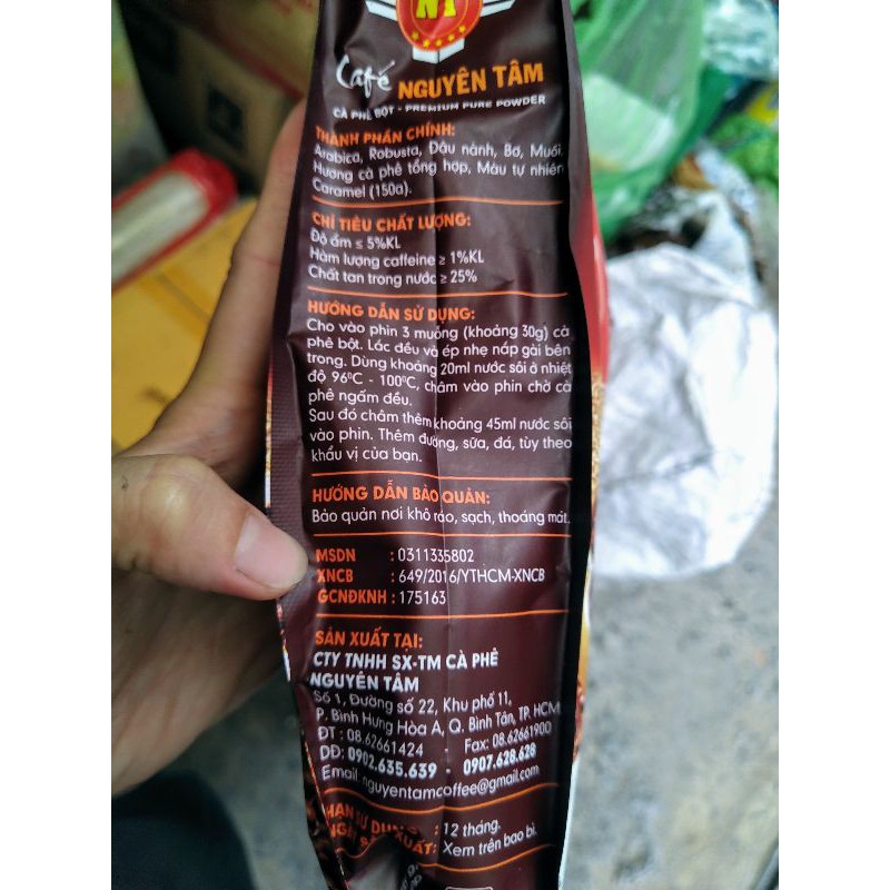 gói 500g Cà Phê Nguyên Tâm Số 2