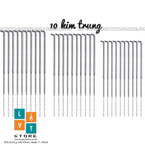 [HCM]Kim Chọc Len 3 Size dùng trong Needle Felt - Dụng cụ làm len chọc