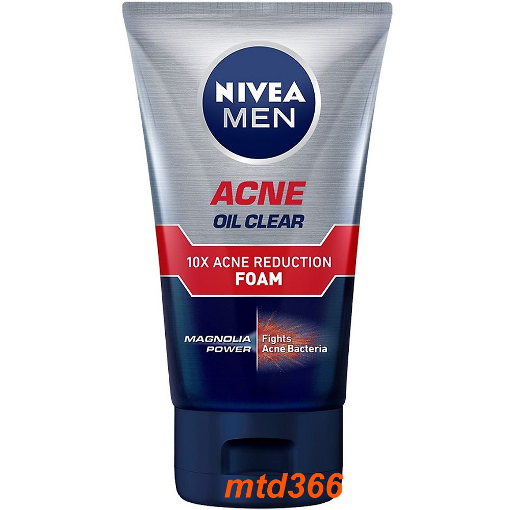 Sữa rửa mặt nam 100g nivea ngăn mụn tối ưu