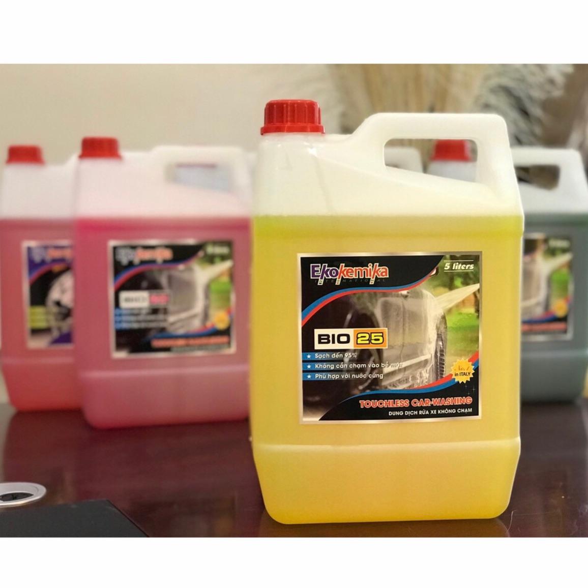 Dung dịch rửa xe không chạm bio25 can 5l