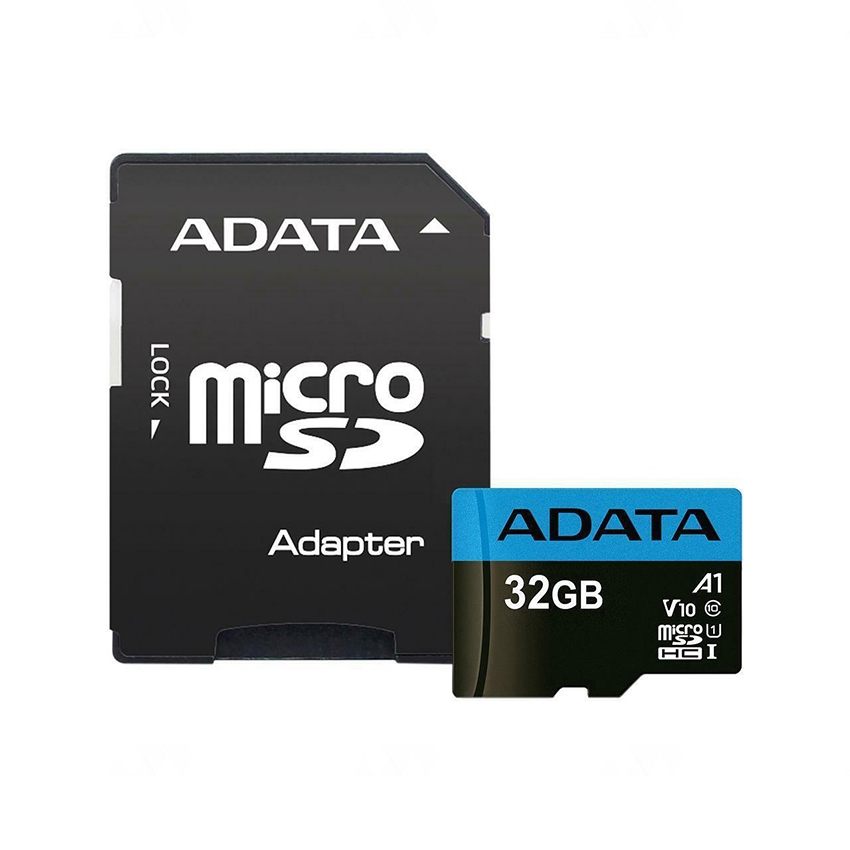 Thẻ nhớ Micro SD ADATA 32GB UHS-I CLASS 10_AUSDH32GUICL10A1-RA1 - Hàng chính hãng