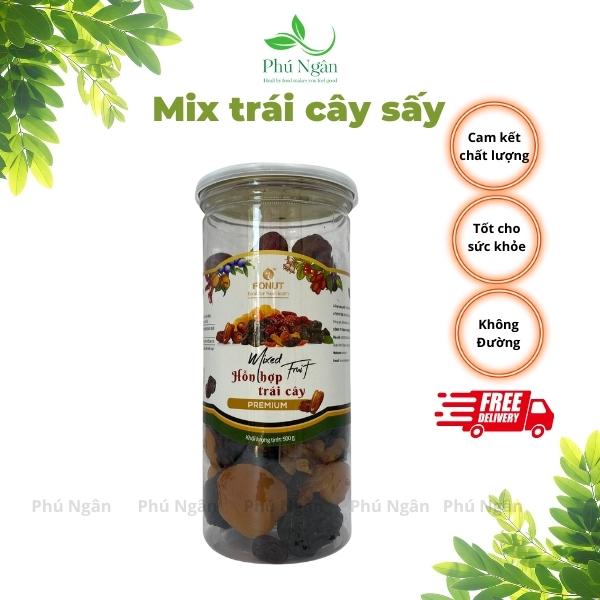 [HCM]Mix trái cây sấy - hộp 500gram
