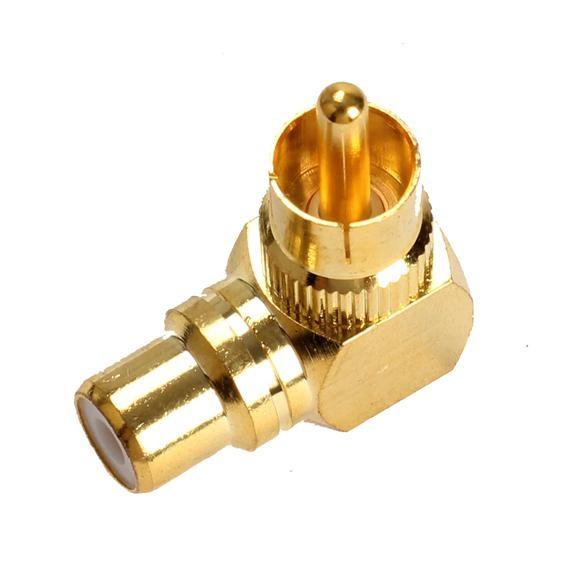 JACK NỐI AV RCA BÔNG SEN CONG GÓC 90 ĐỘ