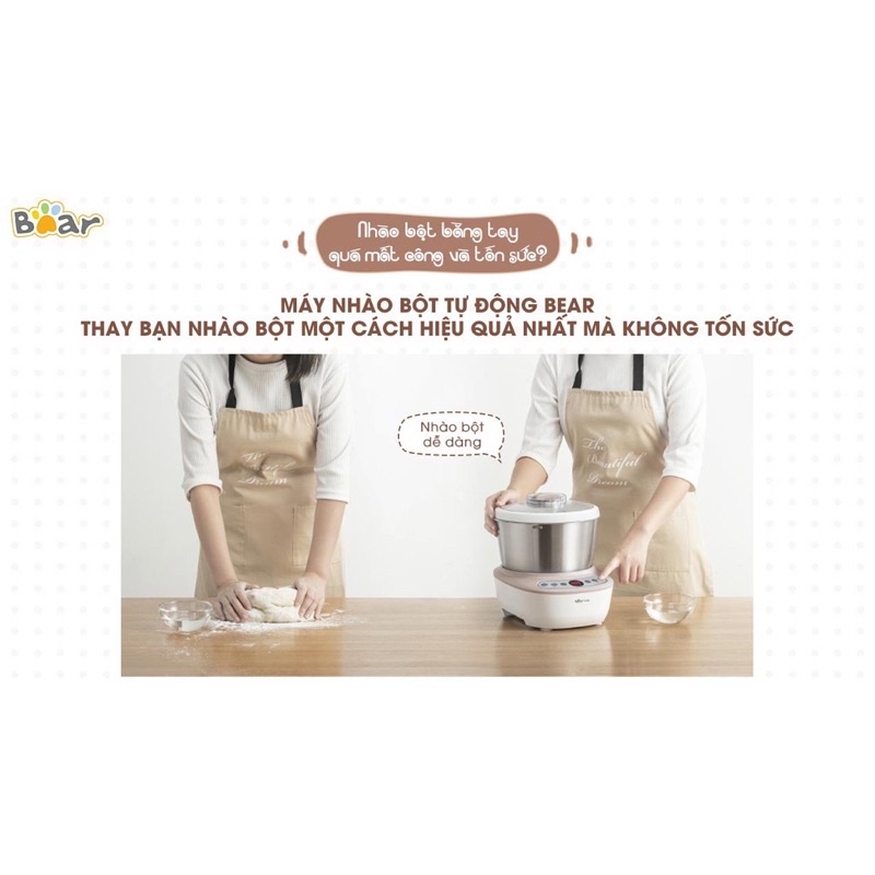[Thích Nha]Máy Trộn Bột 5L Bear Dm-B50V1 (Hmj-A50B1) (Uc-Aaf5-463)[Quá Dữ ]