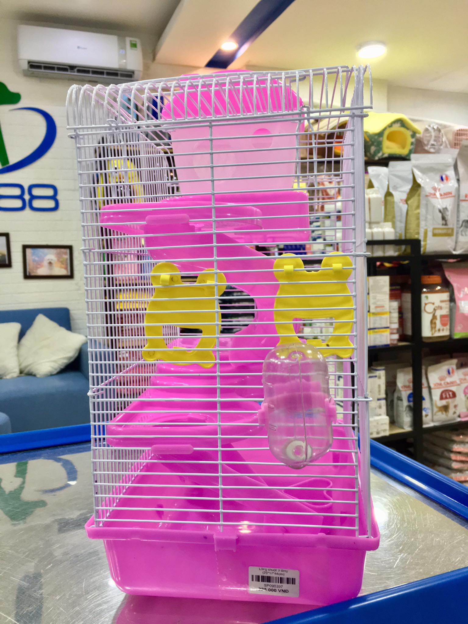 Lồng Chuột Hamster 3 tầng (23x17x44 - 30x24x44 )