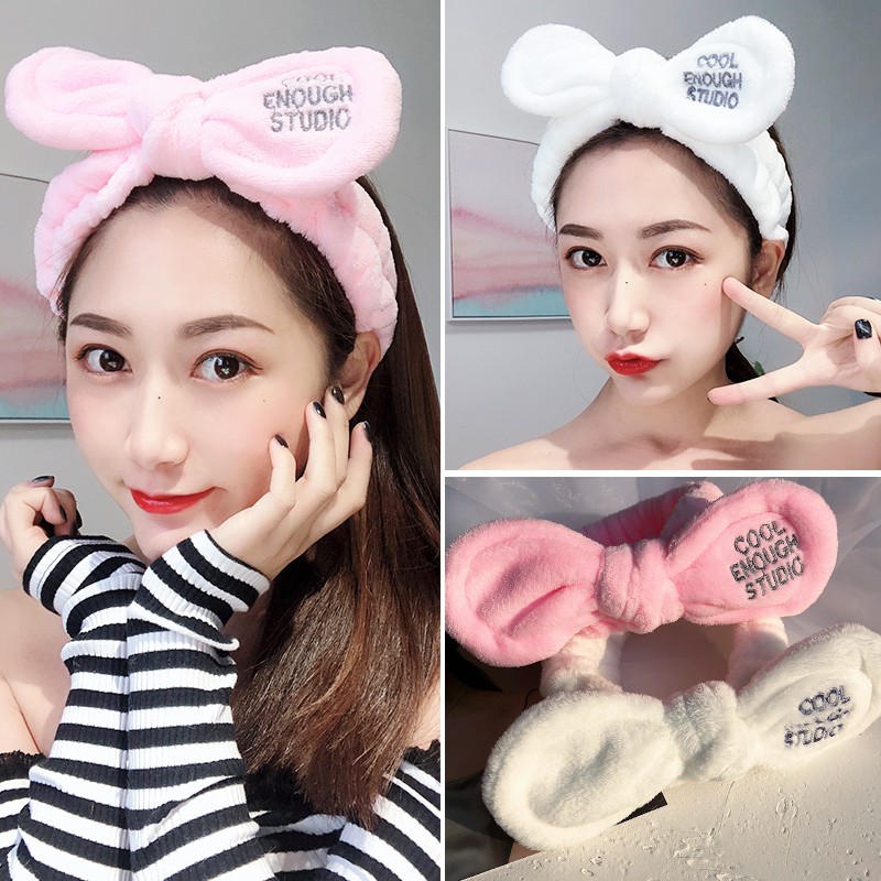 [HCM]Băng Đô Nơ Cool Tai Thỏ Dày Dặn