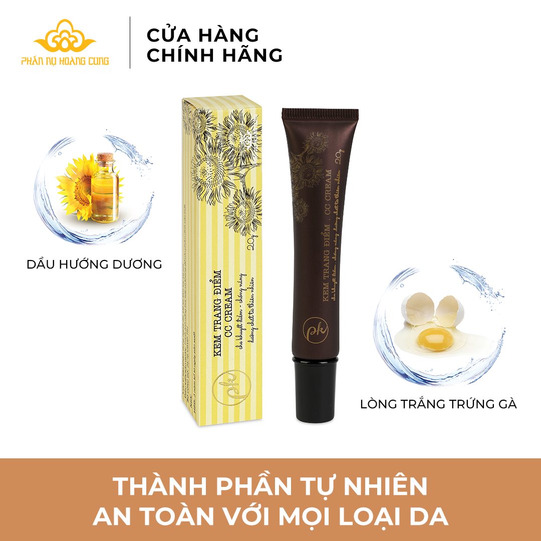 Kem Trang Điểm Phấn Nụ Hoàng Cung CC Cream (da)