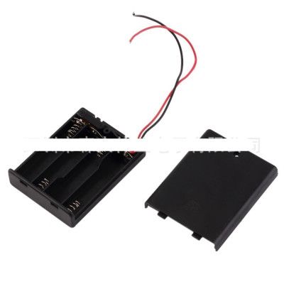 Hộp pin đế pin có nắp công tắc 1.5v aa aaa 2/3/4 pin