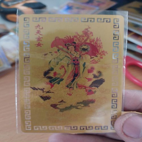 kim bài linh phù cửu thiên huyền nữ