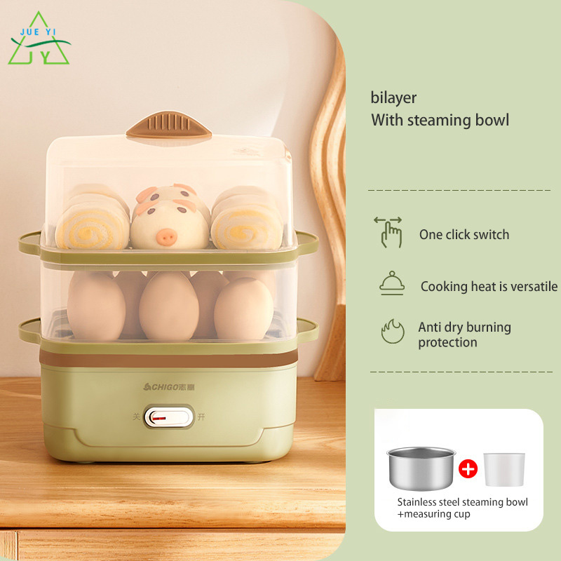 XIAOMIJIA Egg boiled egg steamer, Multifunctional automatic power off, home small mini dormitory egg breakfast machine wholesale