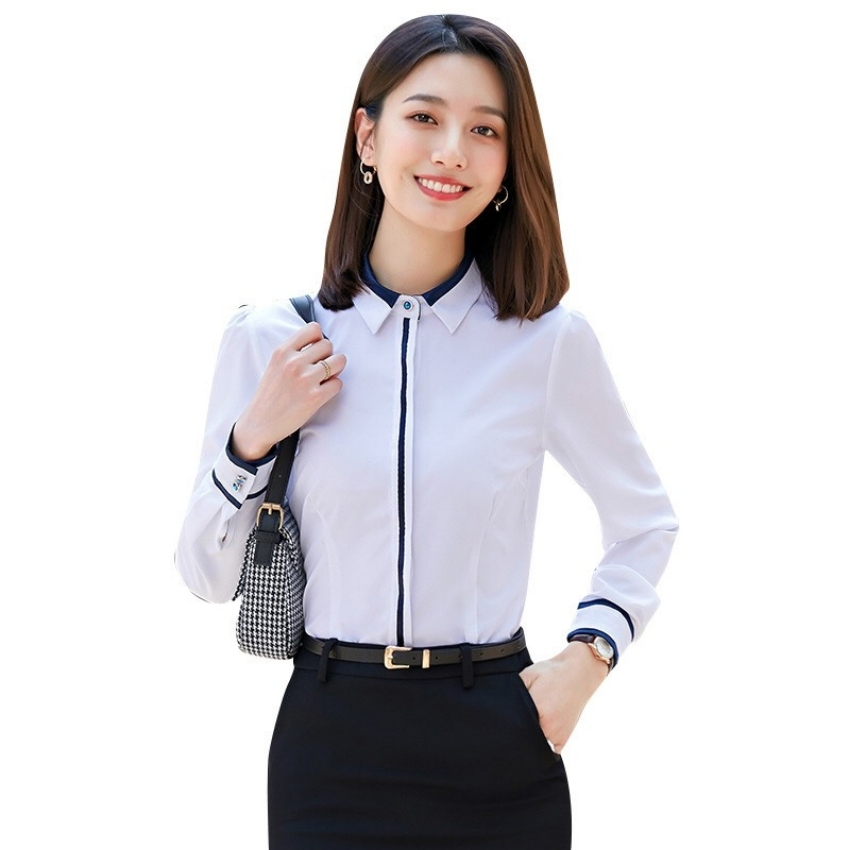 Áo sơ mi nữ dài tay công sở Mẫu HF288 Thời trang PONIVA BRANCH Thiết kế sang trọng và quý phái