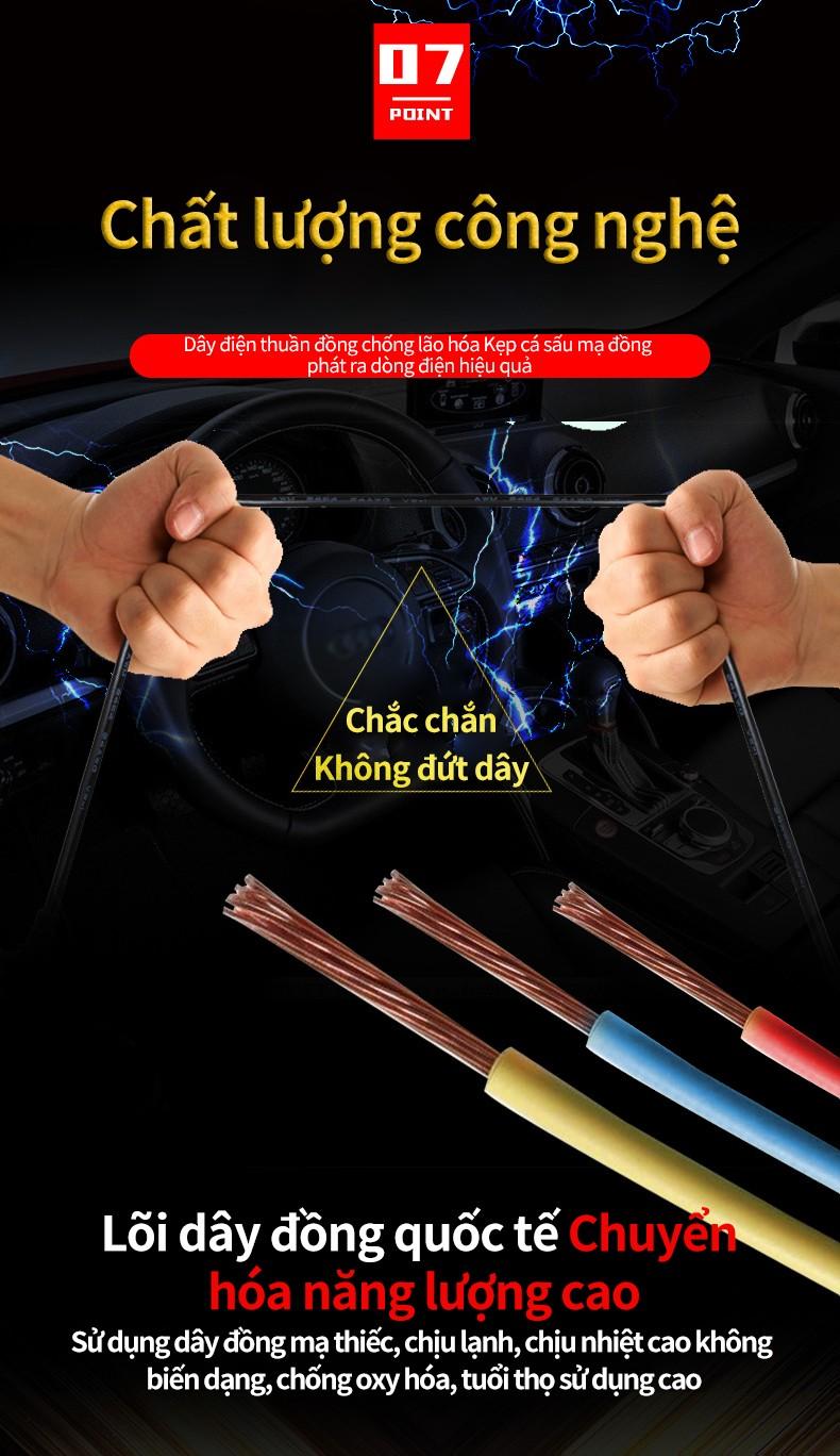 Ắc quy sạc tự động xung đồng 12V 24V