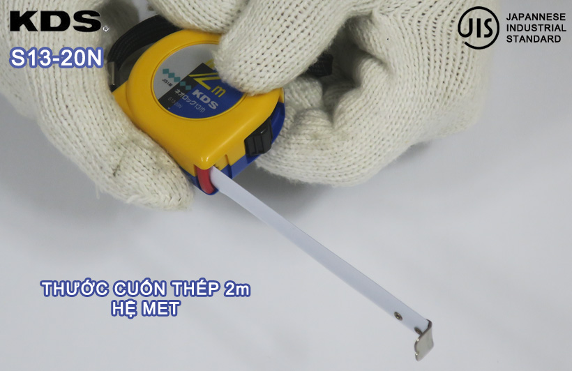Thước cuộn 2m Nhật Bản KDS hệ Meter
