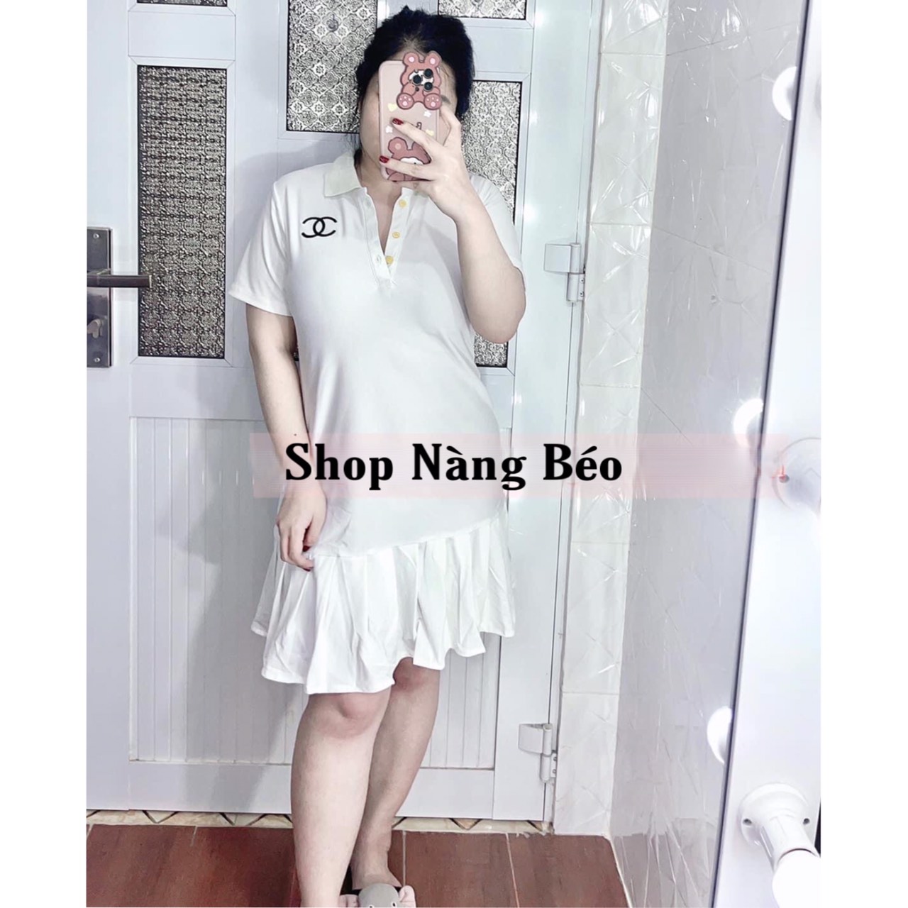 ĐẦM THUN BIGSIZE 60-90kg (có size) Thêu tag