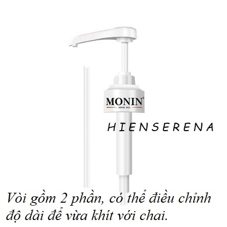 Vòi bơm siro MONIN 10ml đa năng