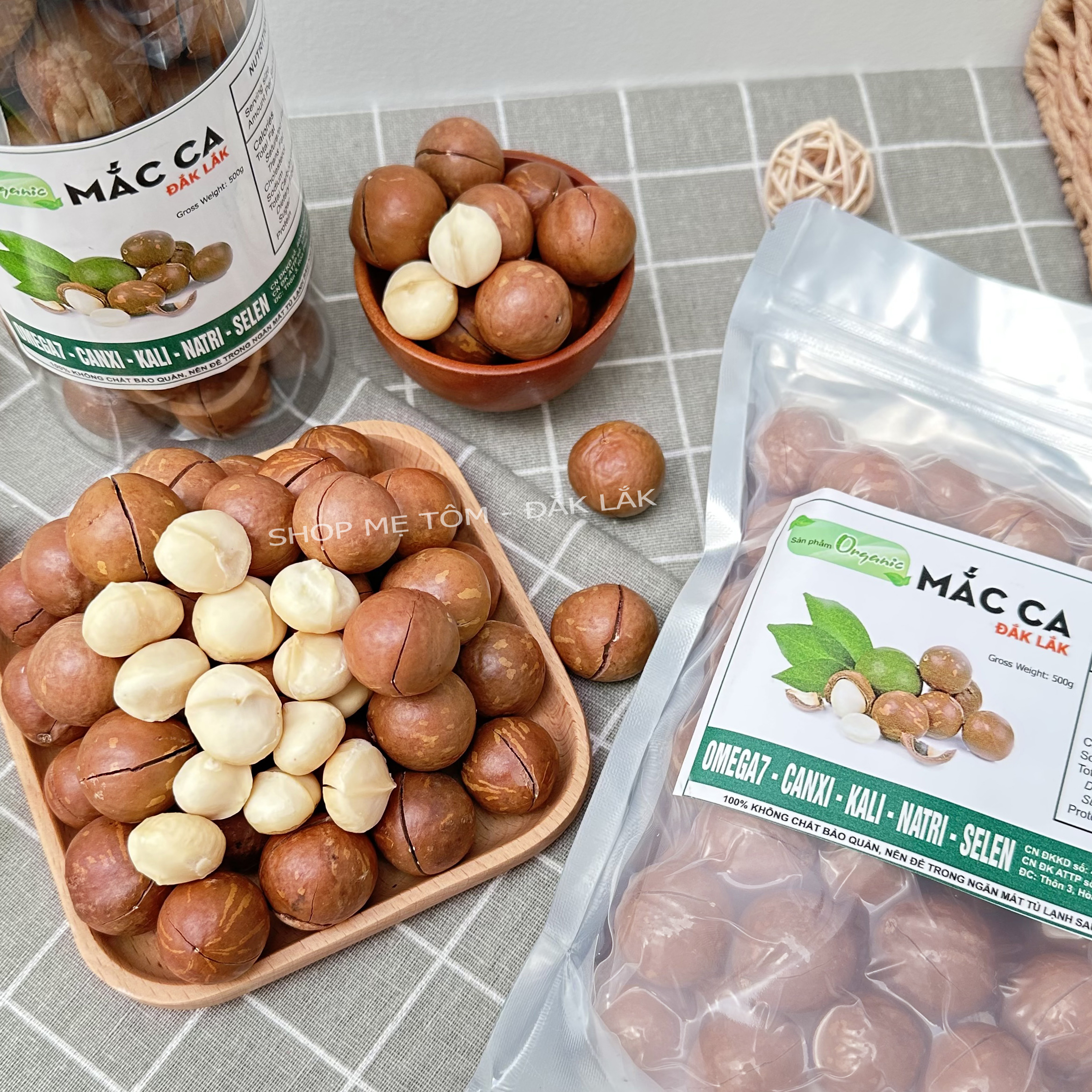 HẠT MACCA ĐĂKLĂK SIZE ĐẠI (2.8cm -3.2cm) NỨT VỎ SẴN TÁCH ĂN LIỀN, HẠT MẮC CA, MAC CA