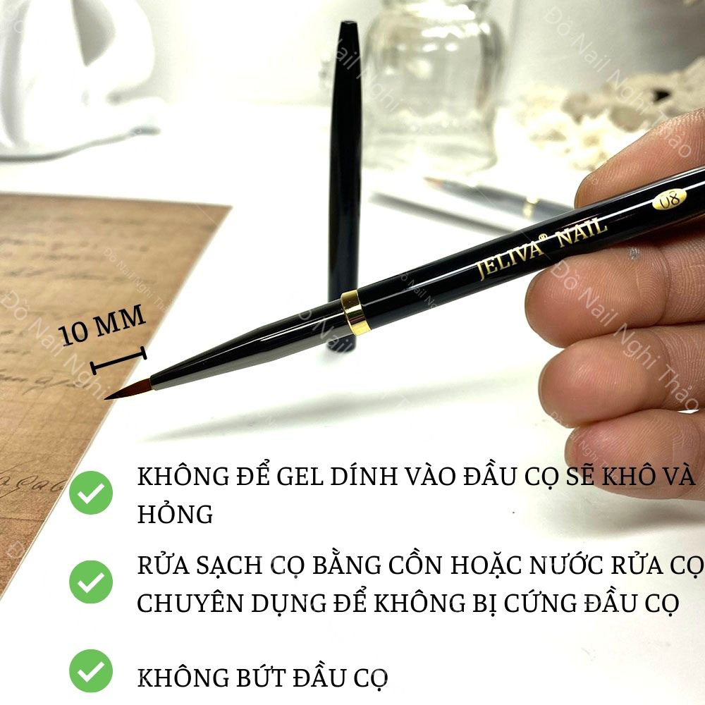 Cọ vẽ màu nước Jeliva số 08