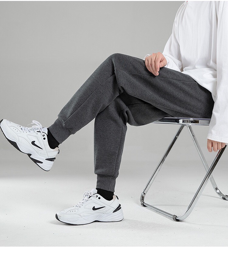 Quần jogger thể thao nam nữ siêu hot hàn quốc cao cấp - quần nỉ trơn