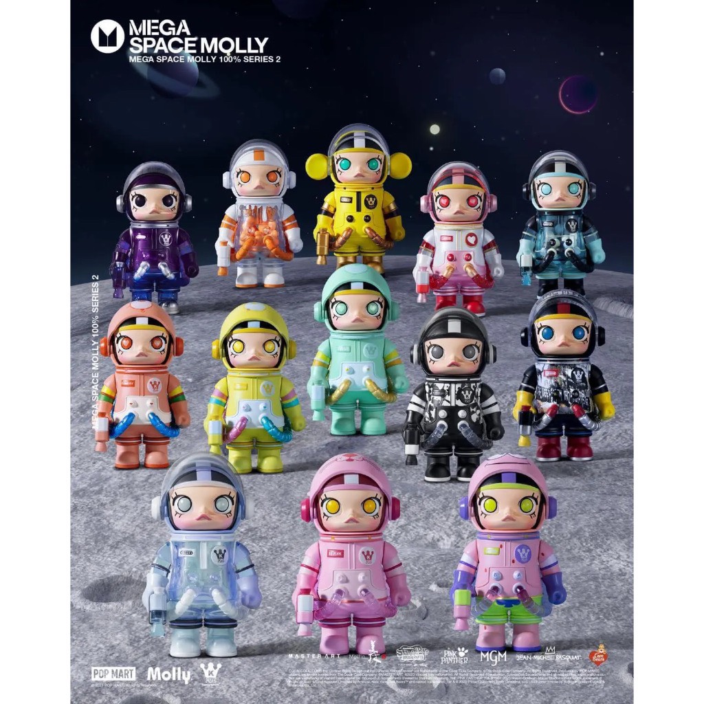 Mô hình PopMart MEGA SPACE MOLLY Series 2 - Molly Mega Space chính hãng