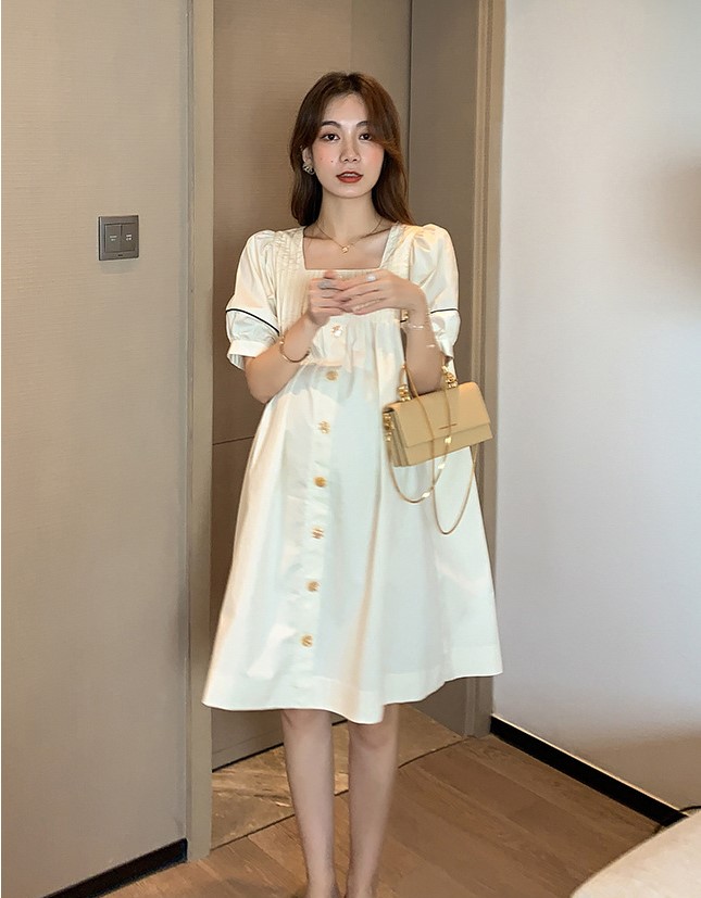 Váy Bầu Đầm Bầu Suông Lịch Sự A2151