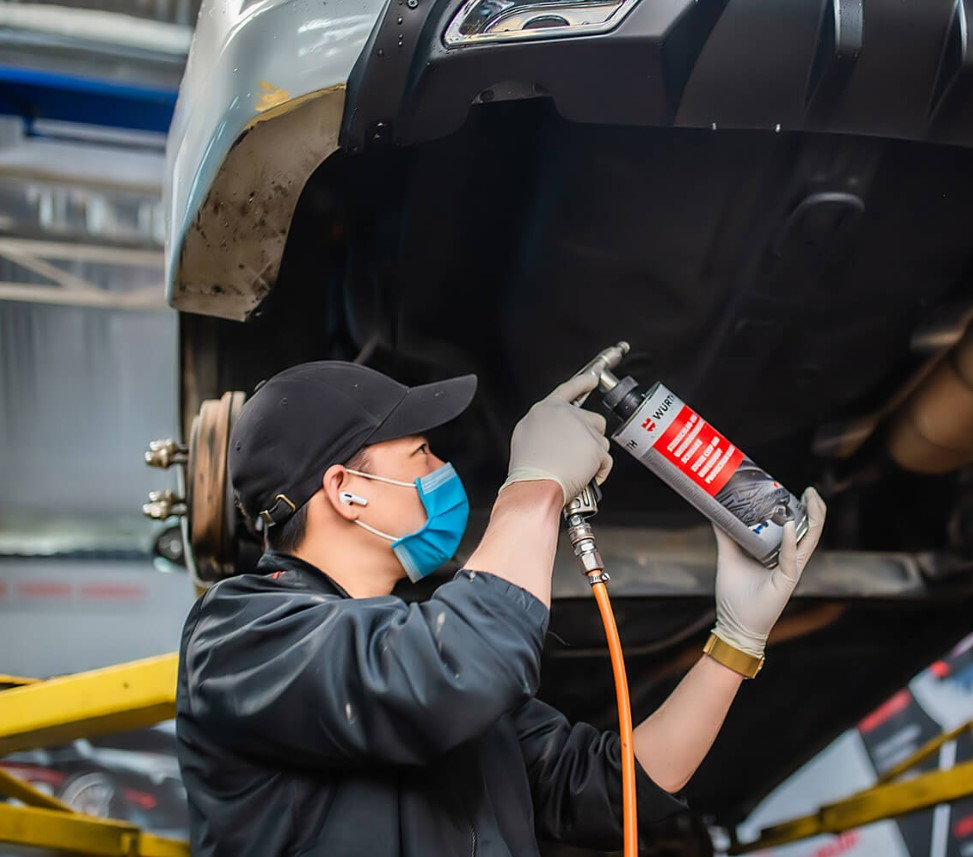 Wurth Phủ Gầm Màu Đen/ Xám Gravel Throw And Underbody Protection 1L