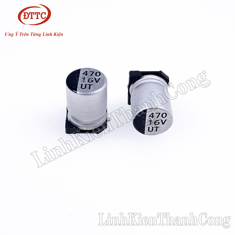 Tụ nhôm 470uf 16v 8x10.2mm