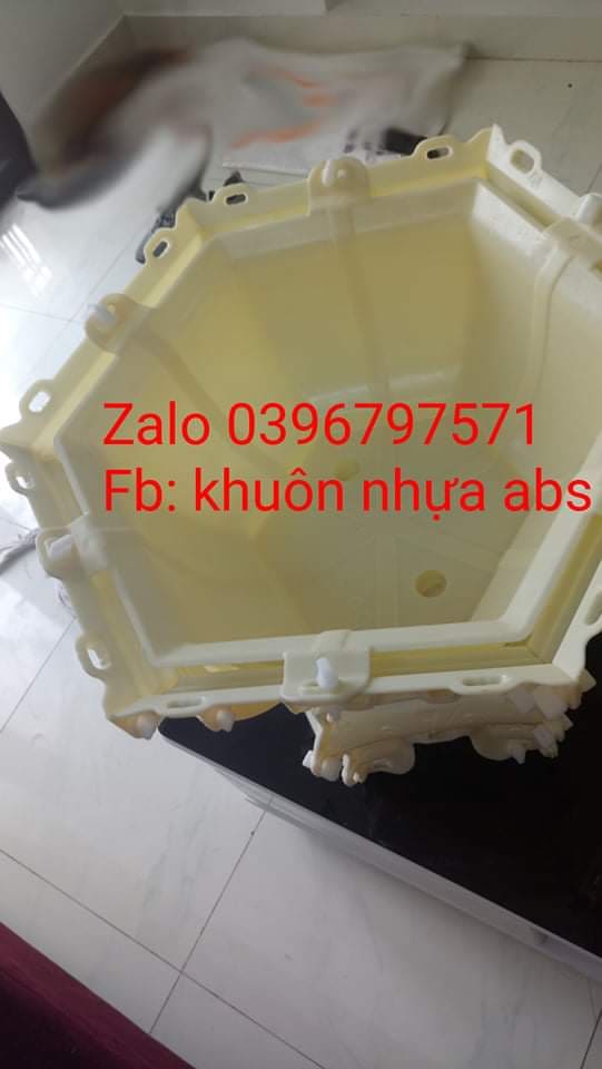 Khuôn đúc chậu lục giac 38 phúc lộc thọ (mẫu mới 2020)