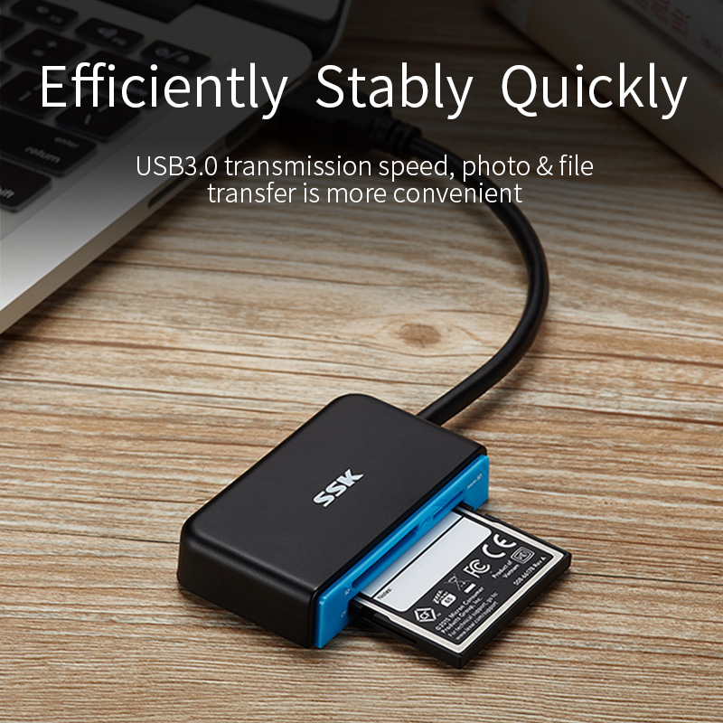 Đầu Đọc Thẻ Nhớ Tốc Độ Cao USB 3.0 CF TF SD Cho SDHC Sdhxs Micro SD Micro SDHC Micro SDHC Micro Sdxc SDXS T-Flash CF