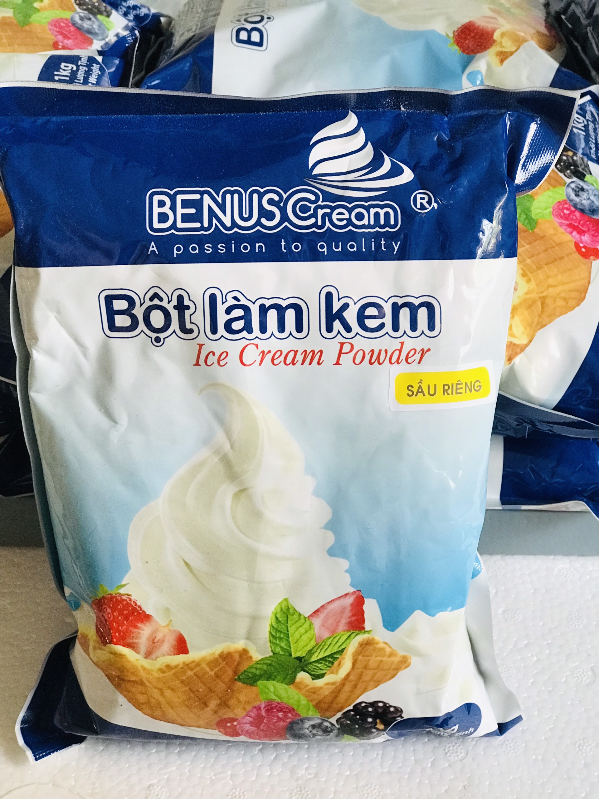 Bột làm kem tươi hương Sầu Riêng
