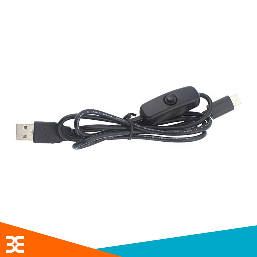 Cáp Nguồn Raspberry Pi 4B Cáp Chuyển Đổi Nguồn 5V3A Giao Diện USB Type-C
